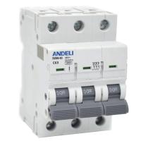 Авт. выкл. DZ66-63/3P 1A 6kA х-ка C (ANDELI) ANDELI