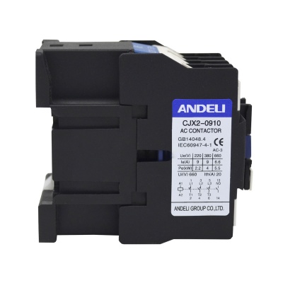 Контактор CJX2-9511 95A 220V/AC3 1НО+1НЗ 50Гц (ANDELI)