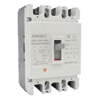 Авт. выкл.AM1-250L/3P 200A 35KA (ANDELI)