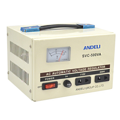 Стабилизатор напряжения SVC-500VA(УКАЗАТЕЛЬ) 150-250В (ANDELI)